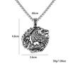 Necklace Lion Head Men's Hip Hop Women's Retro Trendy Men's Pendant