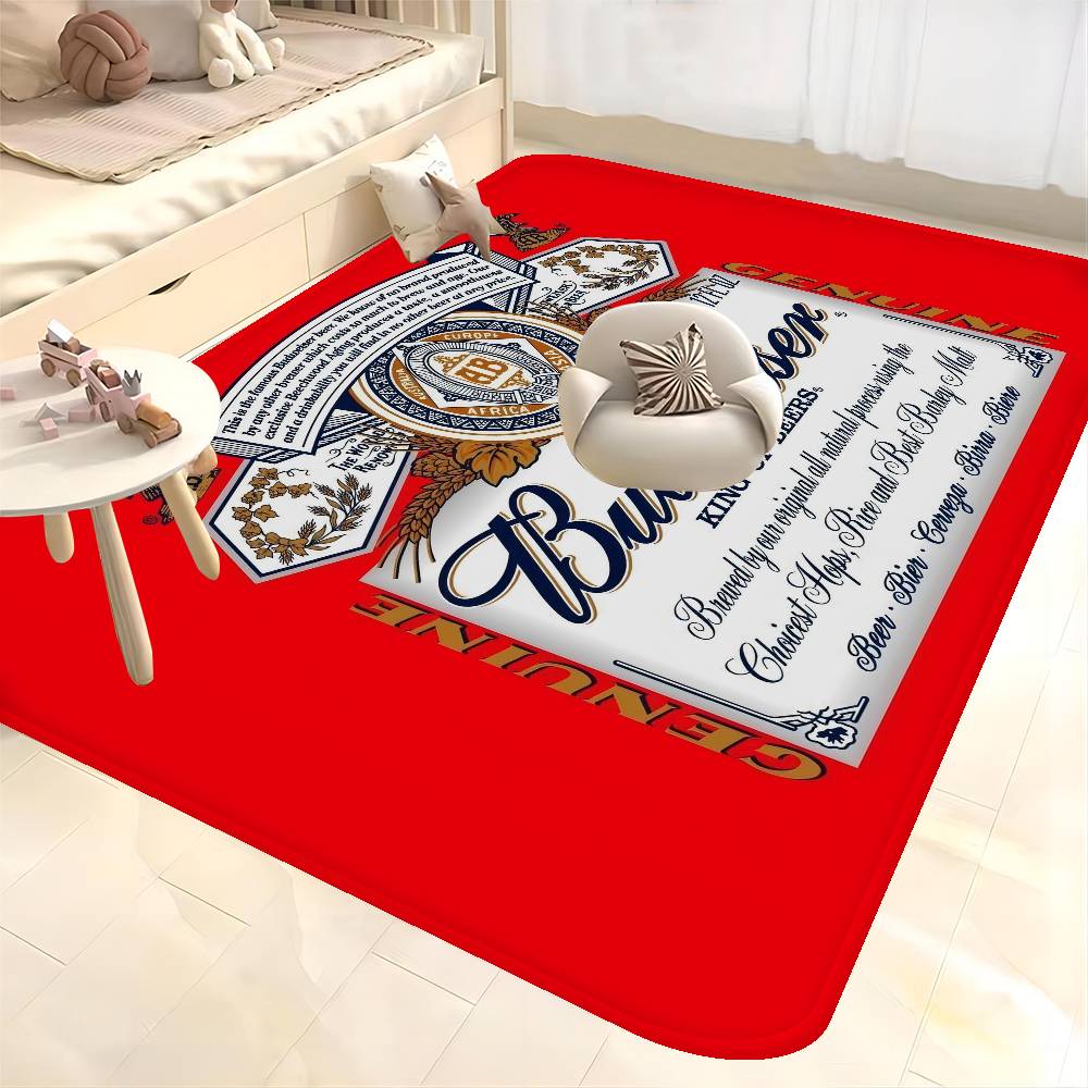 

Килимок для підлоги King Of Beer B-Budweiser Стиль INS М який килимок для підлоги в спальні, килимок для дому, пральні, килими для дому протиковзкі 40x60cm