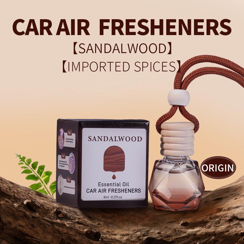 High-Grade Aroma Essential Oil Pendant: Long-Lasting, Odor-Removing Car Fragrance 
