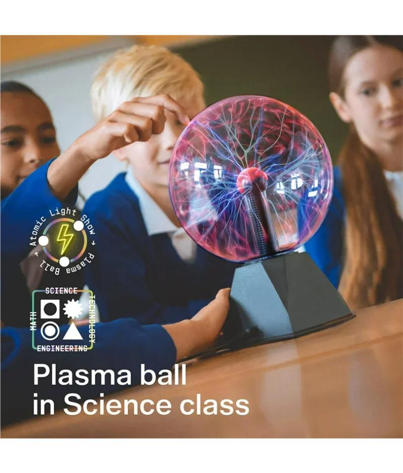 Magic Plasma Ball Lamp Touch Glass LED Night Light Atmosphere Lights Christmas Party Bedroom Decor Kids Birthday Gift Toy