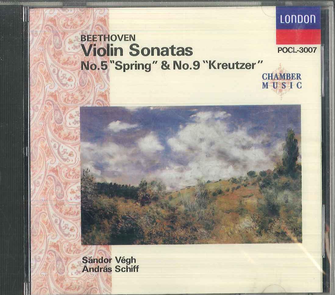 

CD BEETHOVEN, SANDOR VEGH, ANDRAS SCHI - Beethoven: Spring and Kreutzer POCL3007 LONDON 1992 Japan Classical Used