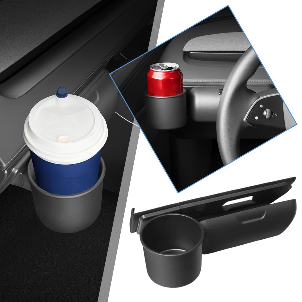 For Tesla Model Y/YL Dashboard Storage Box Water Cup Accessory Box Car Storage Holder Bracket Glasses Case Drink Sunglasses Y6K4