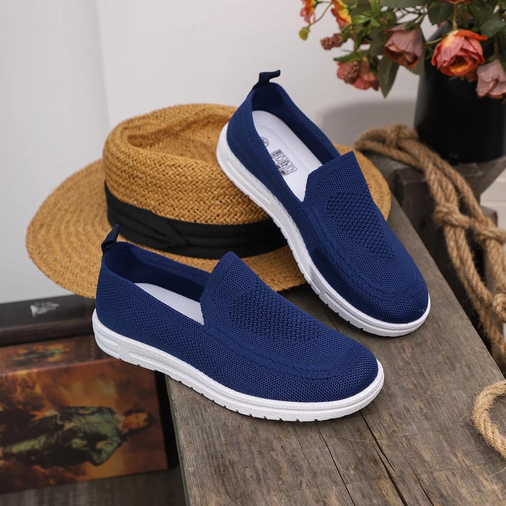 Damen Leichte Flache Sneaker 2024 Sommer Neu Mesh Atmungsaktiv Bequeme Schuhe Damen Outdoor Wandern Freizeit Sneaker