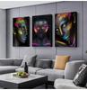 African Art Woman Canvas Painting Wall HD Picture Beauty Girl Scandinavian Posters and Prints for Living Room Home Decor Cuadros
