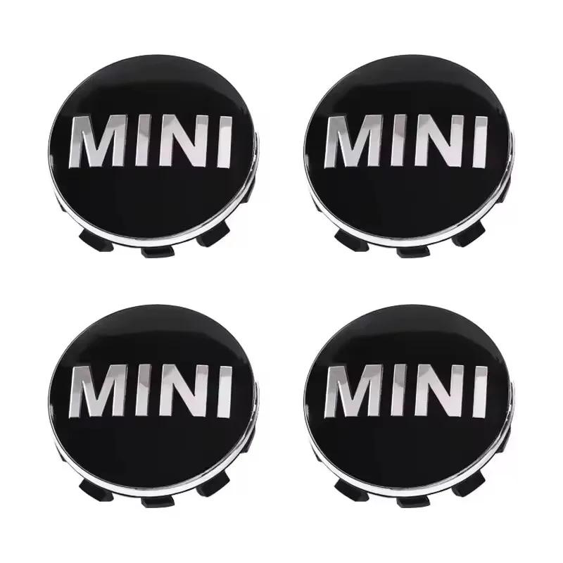 4pcs 54mm 56mm For Mini Cooper One S JCW R53 R55 R56 R57 R60 F55 F56 Car Wheel Center Hub Cap Badge Emblem Sticker
