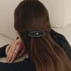 Colombe d'Or (W) Stone Oval Hair Pin Black HL1H63100BKXXX