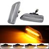 2 Pieces New Dynamic Amber LED Flowing Front Side Marker Turn Signal Light 30722641 30722642 For Volvo S60 S80 V70 XC70 XC90