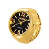Kreative Punk-Zifferblatt-Quarzuhrenringe für Damen, Herren, Paare, Mini-elastisches Armband, Legierungs-Uhr, Fingerring, Schmuck