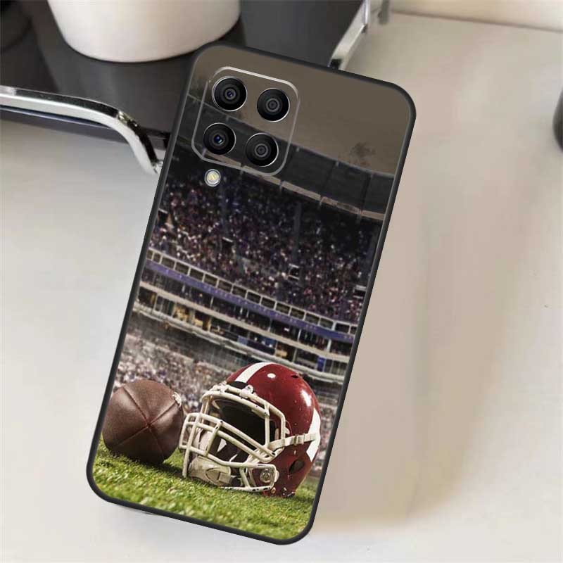 

American Football Sport Case For Samsung Galaxy M16 M36 M56 M33 M53 M13 M12 M32 M52 M20 M15 M55 M31 M14 M35 M34 M54 Samsung M51