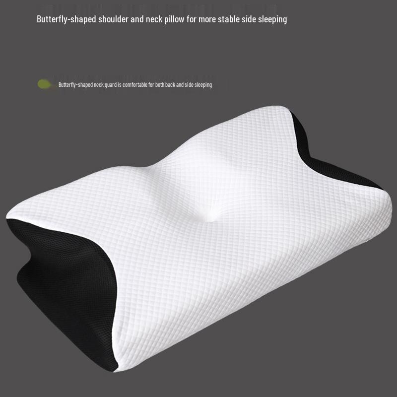 2026 Memory Foam Butterfly & Cow Horn Shaped Cervical Pillow for Travel