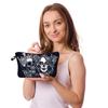 Storage Purse Makeup Bag Skull Pattern Makeup Pouch Small Cosmetic Bag  Men