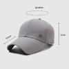 Middle-Aged Men's Baseball Cap Sun Hat Long Brim Cap Old Man Hat