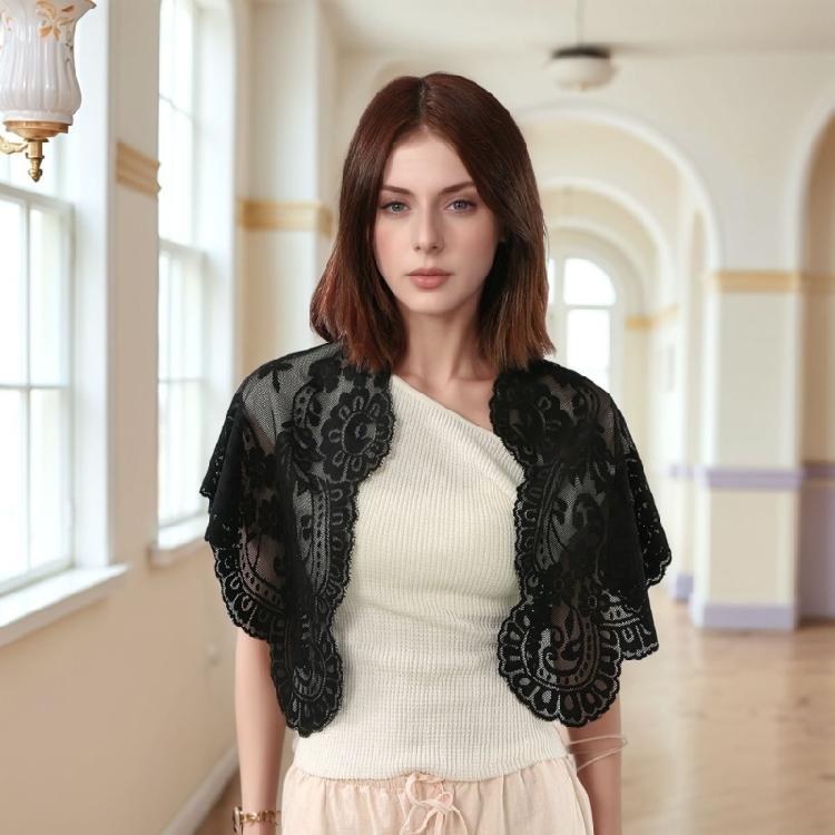 Lenço Bordado Elegante Cobertura Triangular para a Cabeça Lenço Multifuncional Tecido de Poliéster Para Festa de Casamento