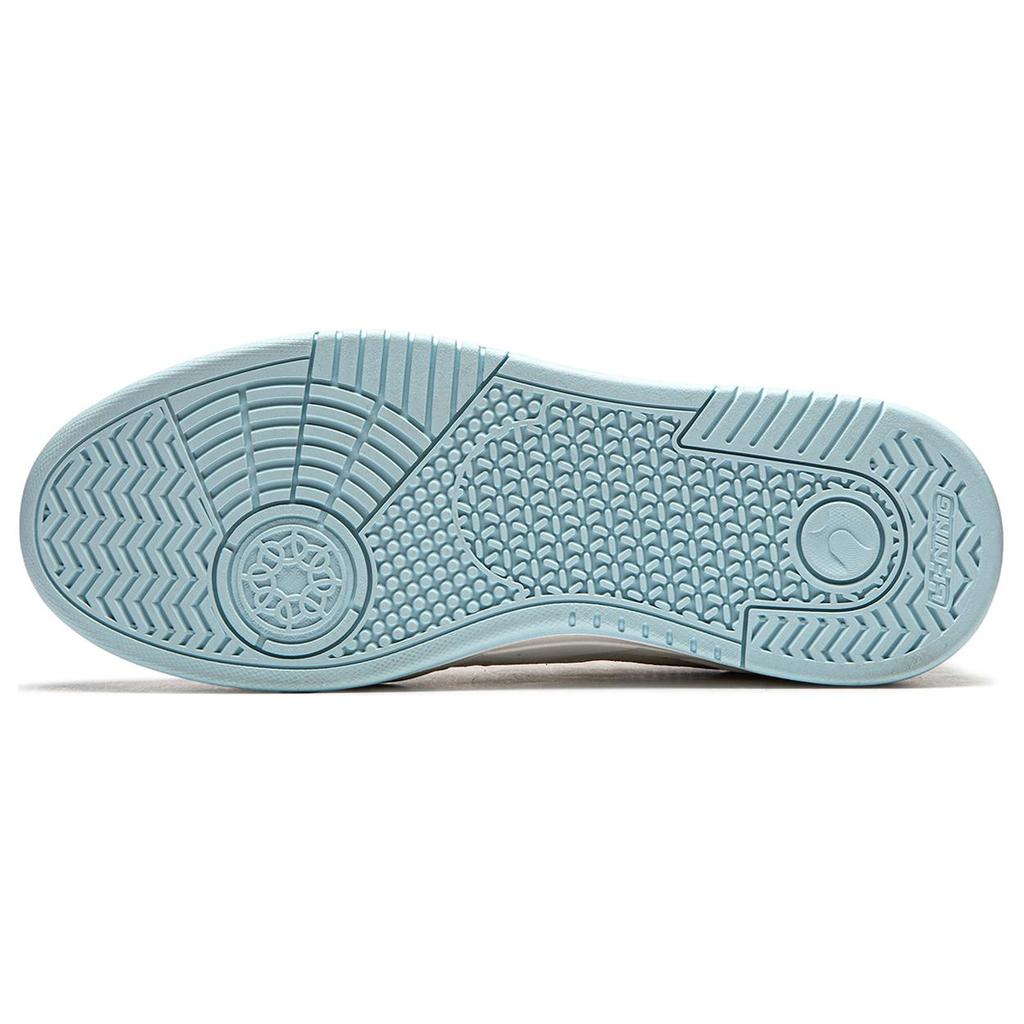 New LiNing Yuebai Cushioning Wear Resistant Low Top Skateboard Shoes Women's Mist White AGCS252-26