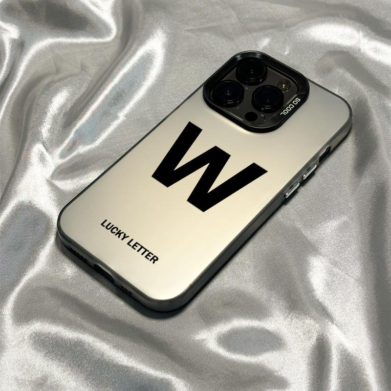 Applicable To Apple 15promax Mobile Phone Case, New iPhone14 Trendy Brand Simple Lucky Letter 13 Advanced 12