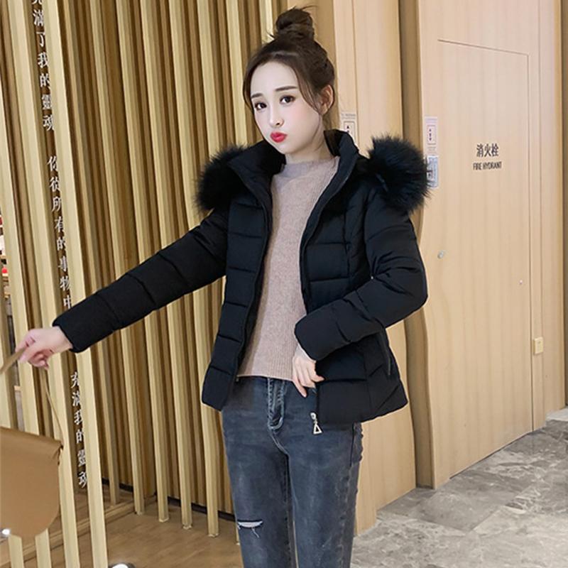 Autumn and Winter Short Fashion Women's Cotton Jacket Women's Korean Version Slim Fit Down Cotton Jacket Cotton Jacket Cotton Coats