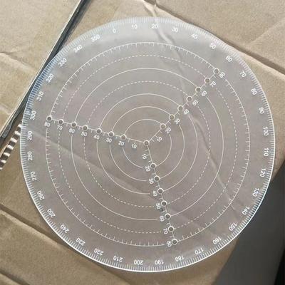 Woodworking Lathe Center Finder & Circle Drawing Compass Ruler