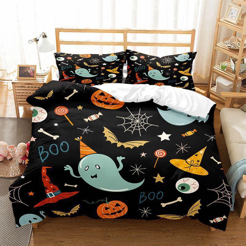 Modedrucktechnologie, 3D-Digitaldruck, Bettwäsche, Bettbezüge, Kissenbezüge, dreiteilige Sets