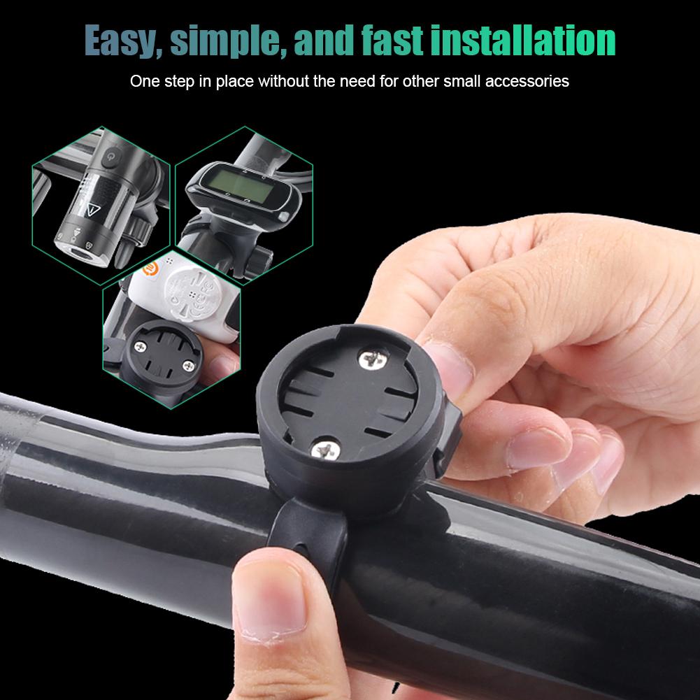 1Pcs 2Pcs Universal Handlebar Bike Computer Mount Road Bike Mount Anti-Slip Suitable for Garmin Varia Radar Tail Light Rotatable Mount