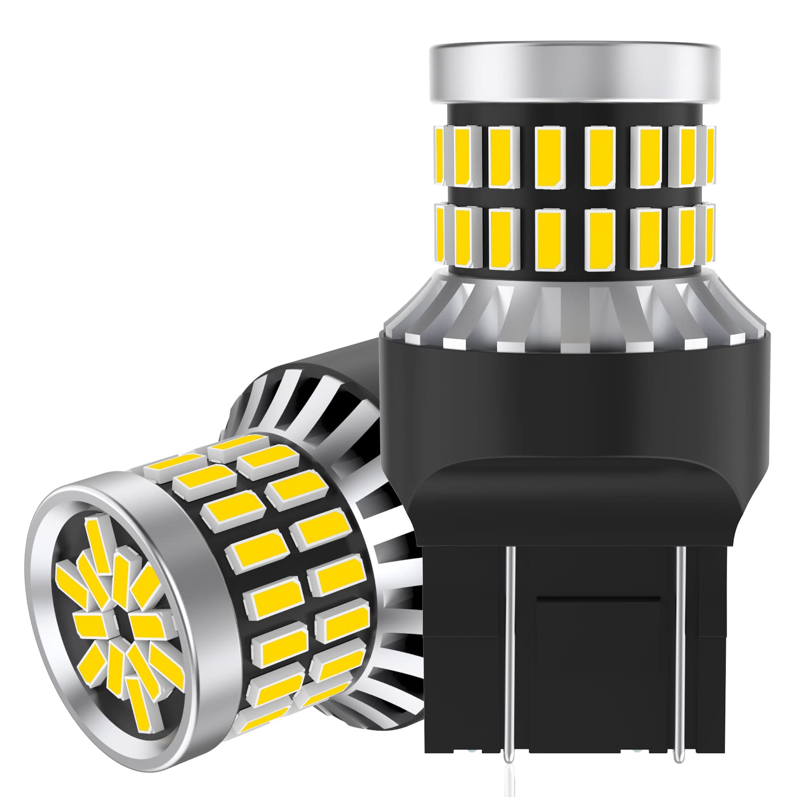 12V-24V Car T20 LED Double Bulb White Tail Lamp/Brake Lamp T20 double ball белый