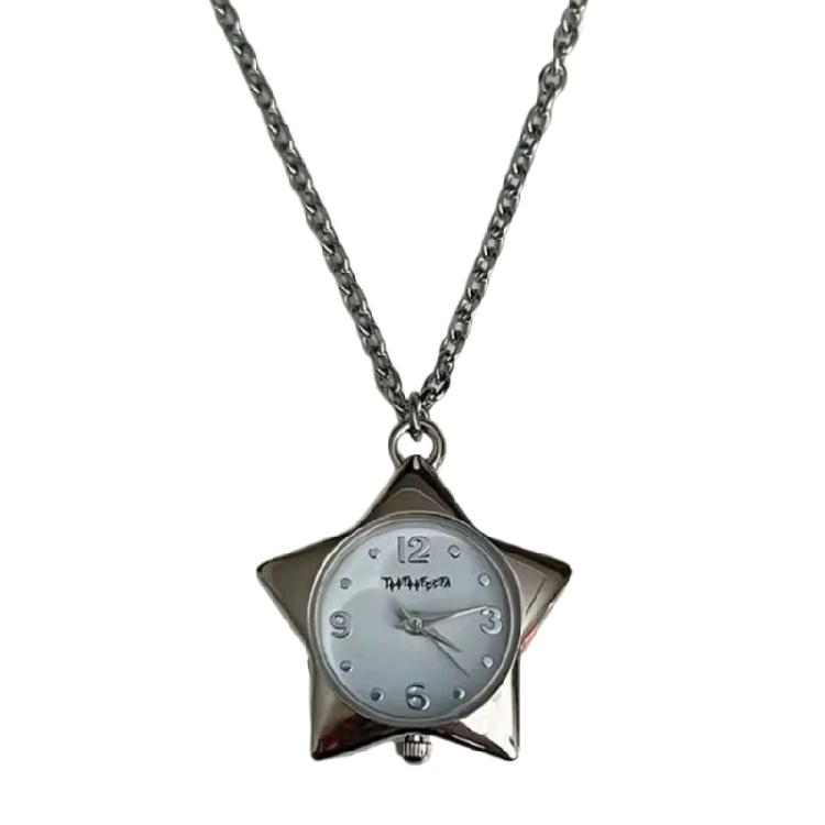 

Star Shaped Necklace Sturdy Alloy Jewelry Adjustable Chain for Women Gift Giving Everyday Styles белый