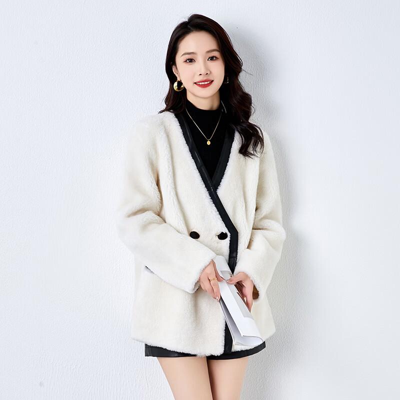 KAISER Women s Shearling Wool Coat XL