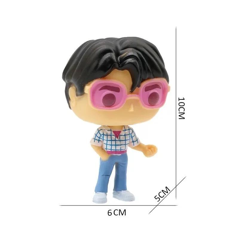 Cute K-pop Demons Hunters Anime Figure Rumi Zoey Mira Saja Boys Vinyl Fan Gifts