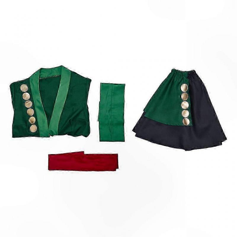 Green Samurai Cosplay Outfit Inspired by Anime Character