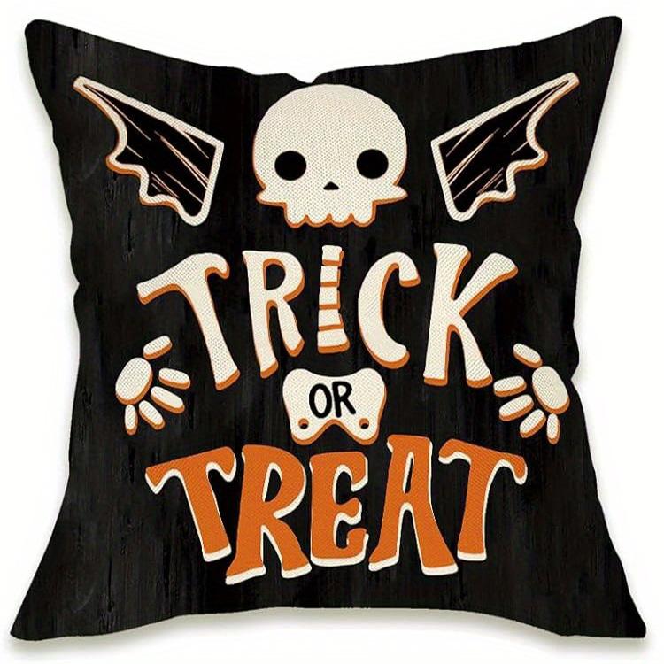 Ghost with BOO Banner Pillow CoverSuitable for living room bedroom sofa decorative cushion cover pillow cover