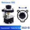 WX112 050 Adjustable Single-Turn Wirewound Potentiometer: 47, 560 Ohm, 1K, 2.2K, 4.7K, 10K, 47K Knob