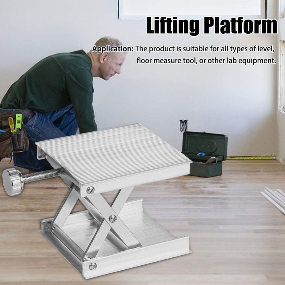 Lift Height Range Lab Lift Stand Table Aluminum Zinc Zinc Alloy Lab Jack Plate  Scientific