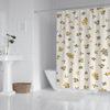 Fresh Small Floral Shower Curtains 180Cm Polyester Modern Style Bathroom Curtain With Hooks Waterproof Funny Shower Curtain