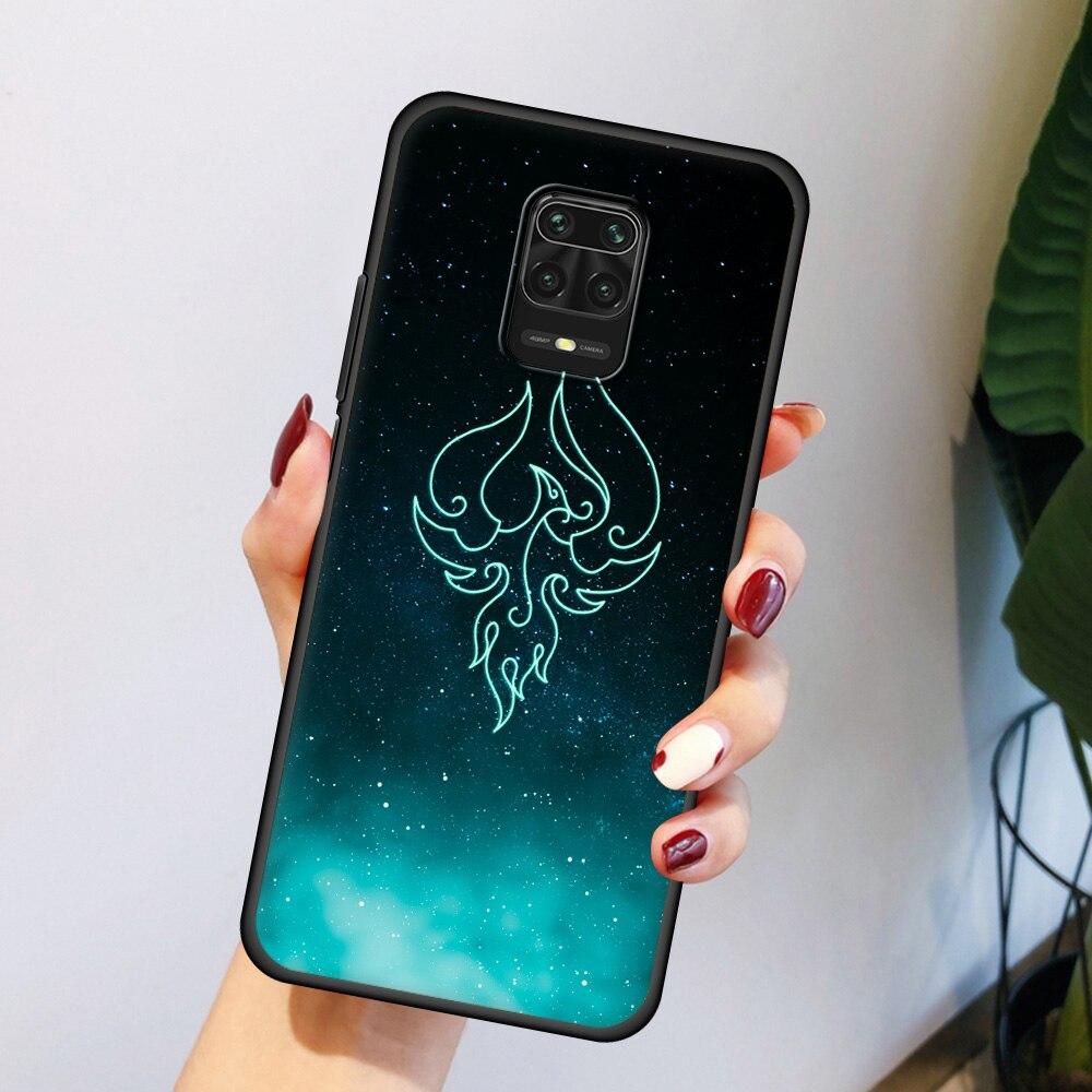 Anime genshin impact souhvězdí eula Pro Xiaomi Redmi Note 9S 9 8 7 10 Pro 8T 9C 9A 8A K40 Měkké TPU Pouzdro na telefon Černý kryt