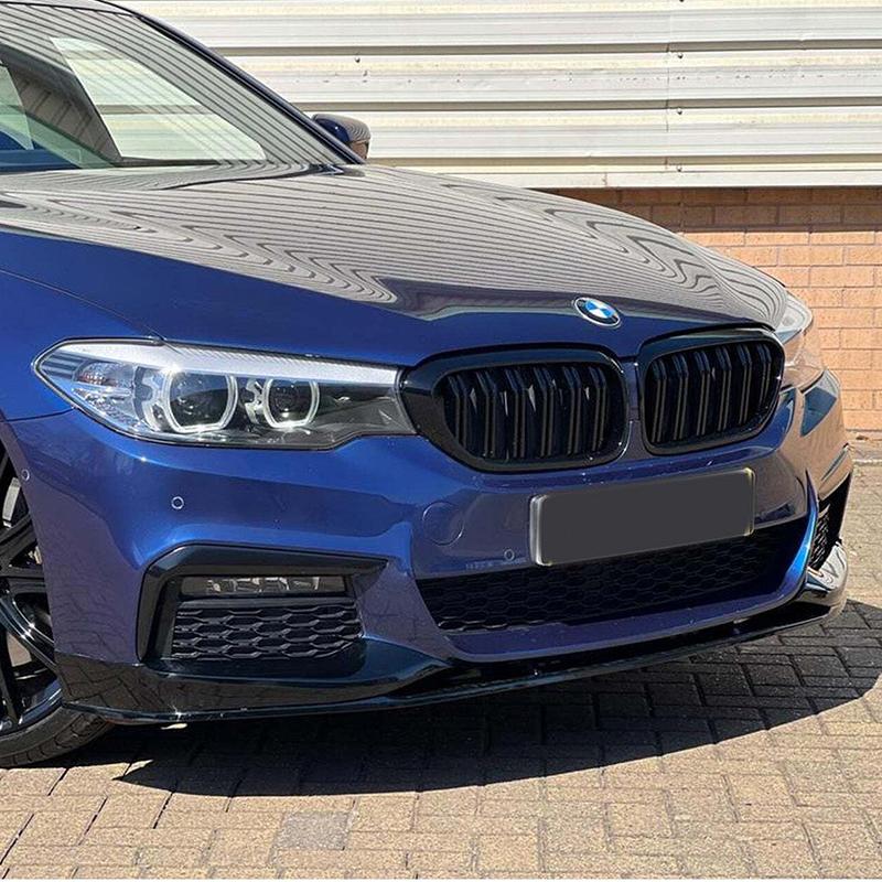 For BMW 5 Series G30 G31 M-Tech M Sport 2017-2020 High Quality 4PCS MP Style Car Front Lip Bumper Spoiler Body Kit Glossy Black