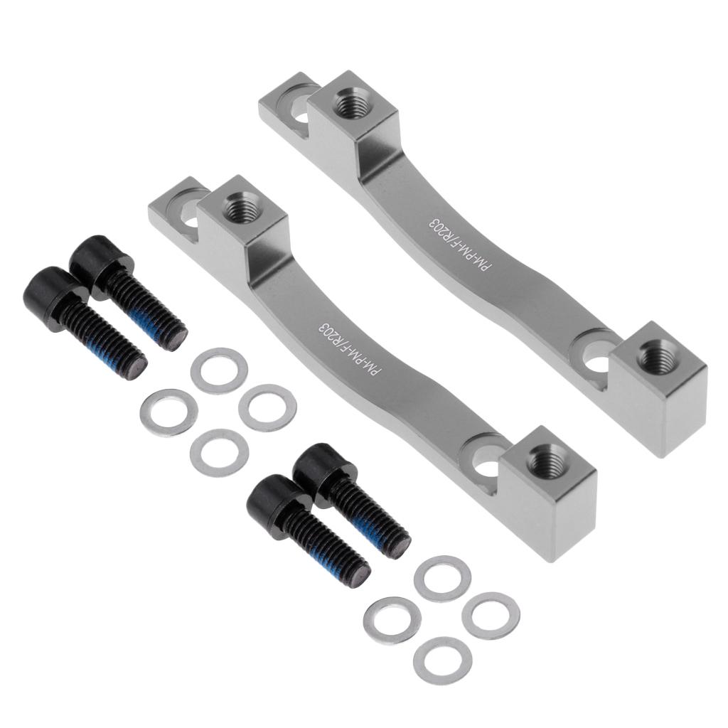 Disc Brake Adapter, Aluminum Alloy, CNC Machined, Mounting Bracket, Mountain Bike Caliper