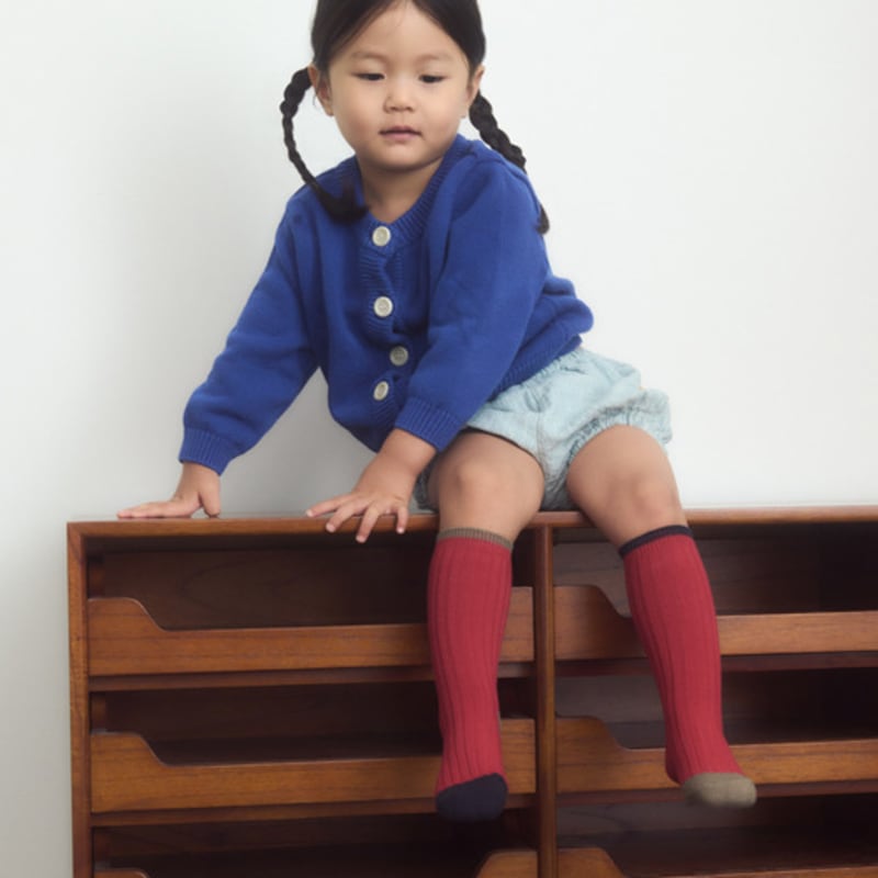 

i hate monday [IHM09BS01] Little Five Kids Socks Red FREE