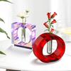 3Pcs Modern Acrylic Transparent Vases Test Tube For Flower Arrangements Hydroponic Plant Home Decors Office Desk Display