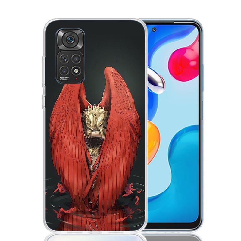 

Чехол для телефона Hawks MHA My Hero A-Academy Для Xiaomi Redmi Note 15 14 13 12S 12 Pro Plus 11S 11E 11 11T 10S 10 Арт Мягкий Узор Cov Redmi Note 11S 4G
