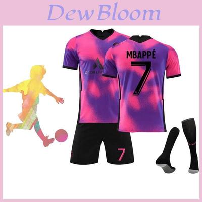 2021 Paris Al Treilea Kit de Fotbal Mov 7 Mbappe 4 Tricou Ramos 30 Messi Costum Fibră de Poliester