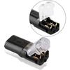 10/20pcs 2 Pin 2 Way Universal Compact Wire Terminals, No Wire-Stripping Required, Toolless Spring Wire Connectors, Quick Splice