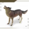 Wild Forest Animal Pvc Model With Roaring Wolf And Hunting Features For Educational Display