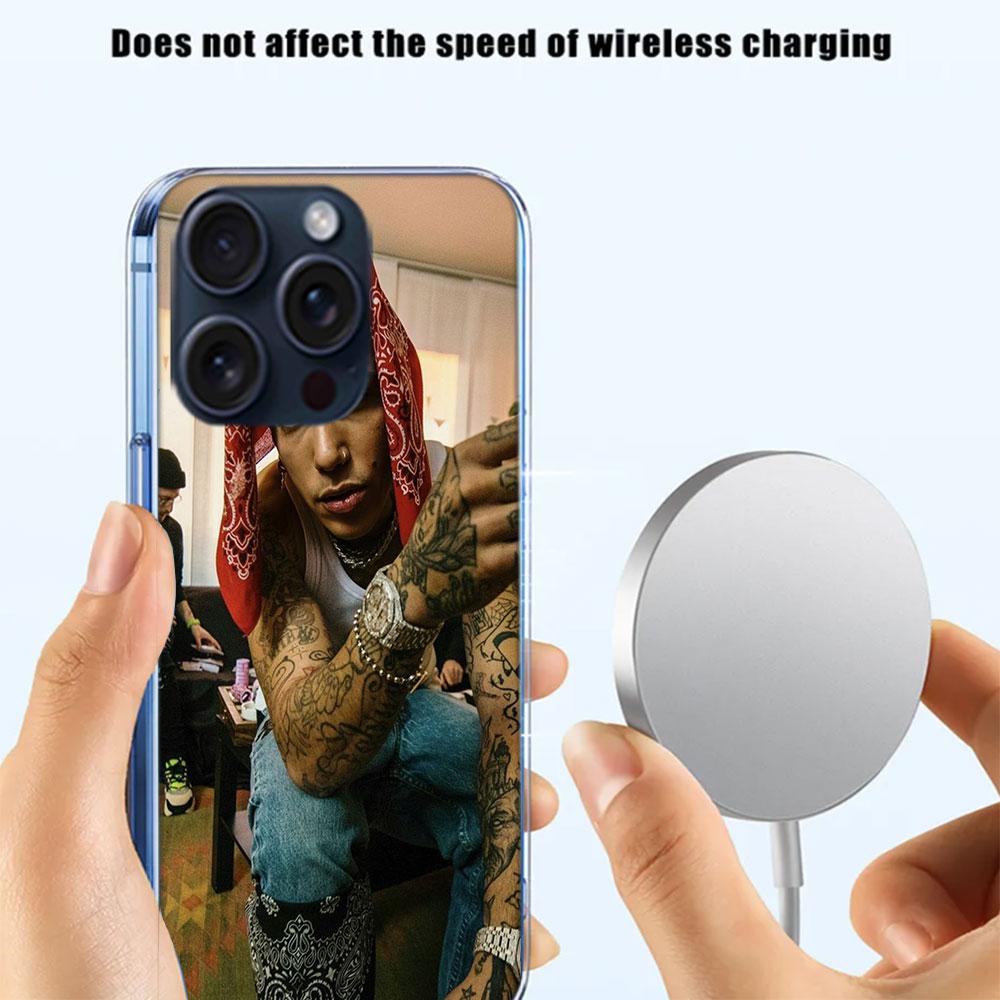 Rapper Sfera Ebbasta Clear Phone Case For Iphone 17 Air 16 Pro Max 15 Pro 14 Plus 17E 16E 11 13 12 Mini Cover Cases Fundas Cell