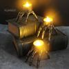Halloween Themed Accents Skeleton Hand Candle Light, Gothic Creepy Skull Hands Fake LED Seasonal Table Decoration for Centerpiece, Entryway,