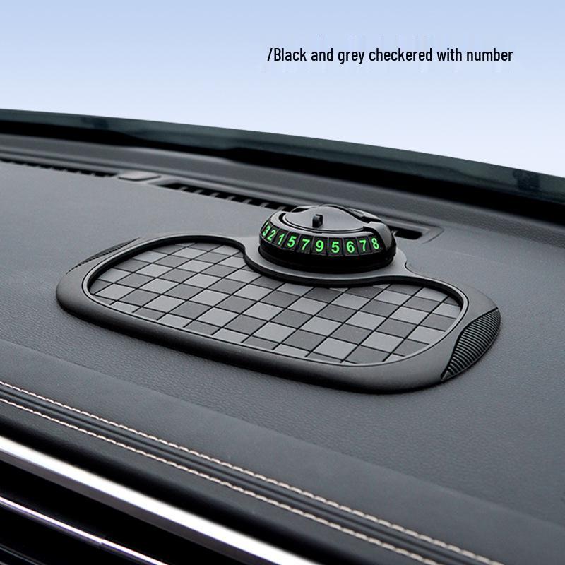 Multifunctional Anti-slip Pad & Mobile Holder with Parking Number Plate