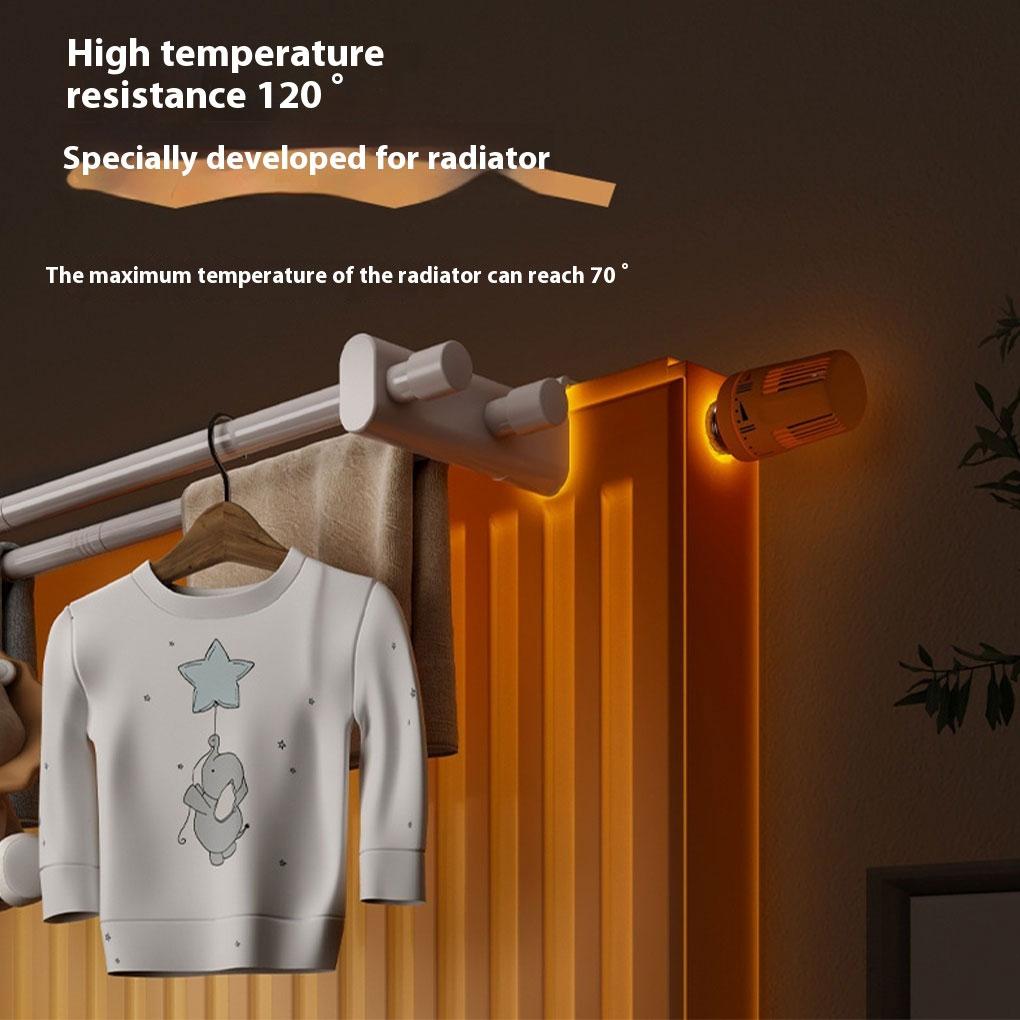 Сушильна стійка для радіатора Сушильна стійка з двома стержнями Стійка до високих температур Радіатор для сушіння одягу