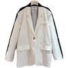 Design Sense Niche Contrasting Color Blazer Women's Spring and Autumn New Korean Version Loose Casual Small Suit Trendy