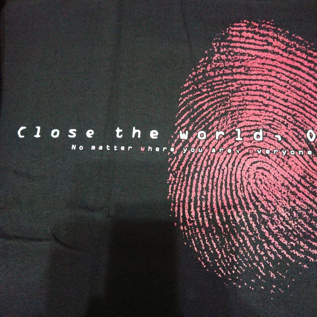 [USED] Serial Experiments Lain T-shirt Black XL Rare