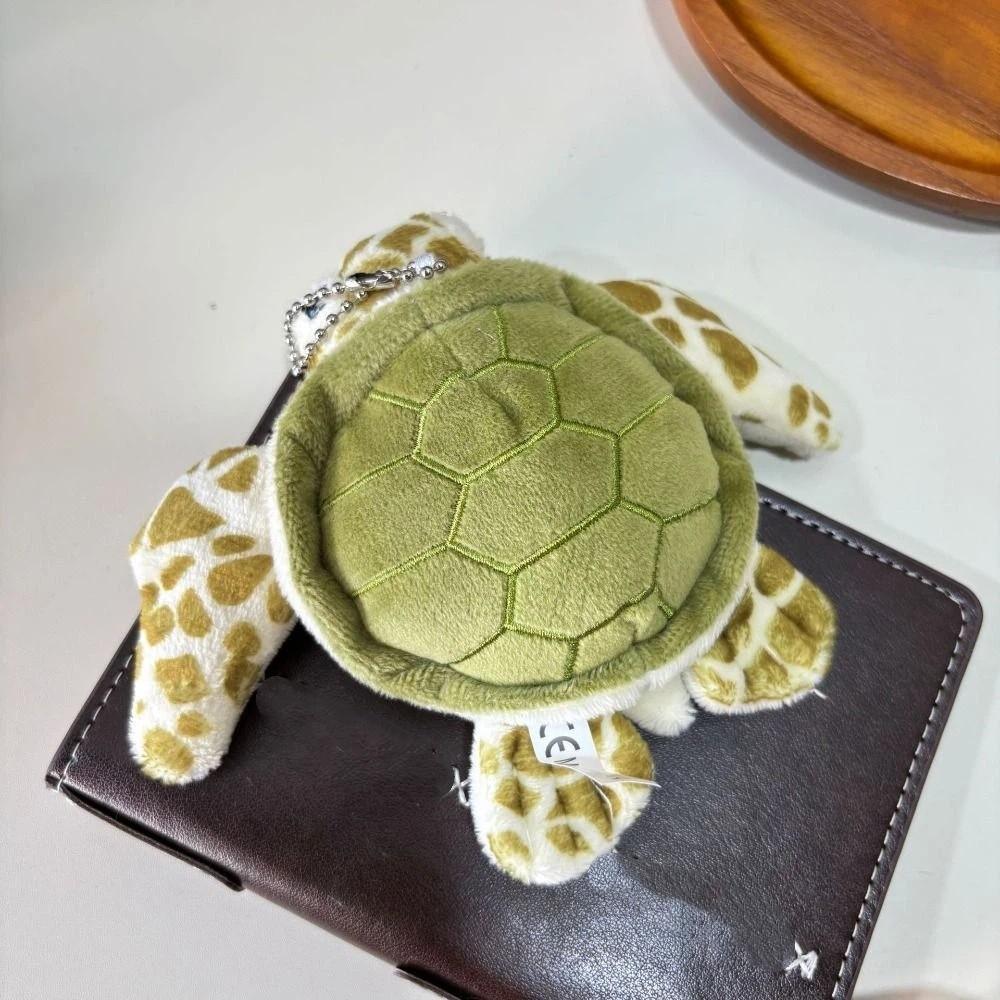 Algodão PP Tartaruga Pelúcia Chaveiro Animal Verde Boneca Argola de Chave Pingente de Tartaruga de Pelúcia Enfeites Pendurados