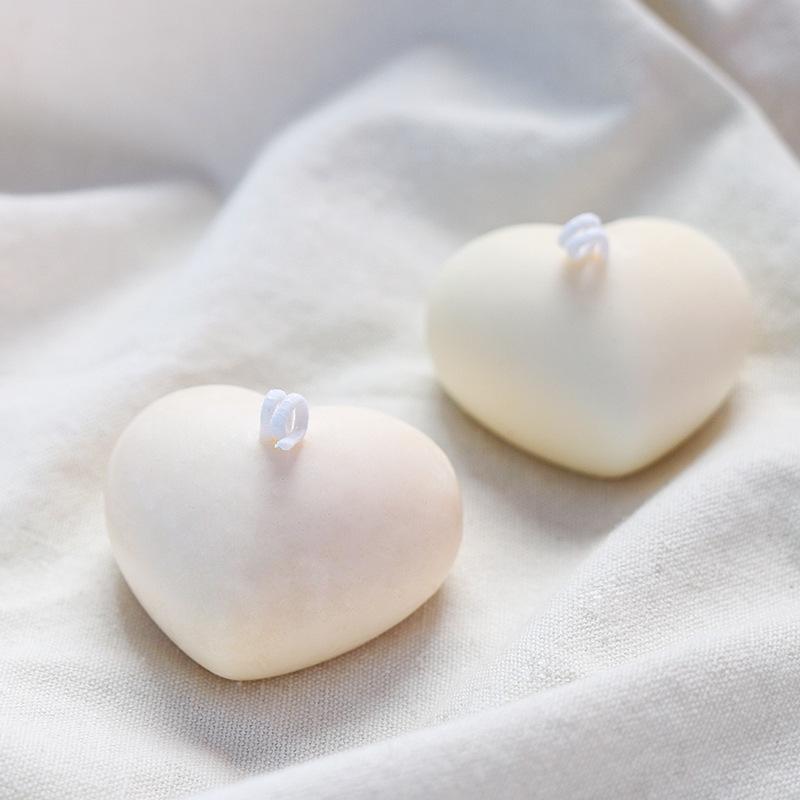 3D Love Heart Silicone Mold Valentine's Day Gift Diy Candle Mold Aroma Gypsum Plaster Romantic Home