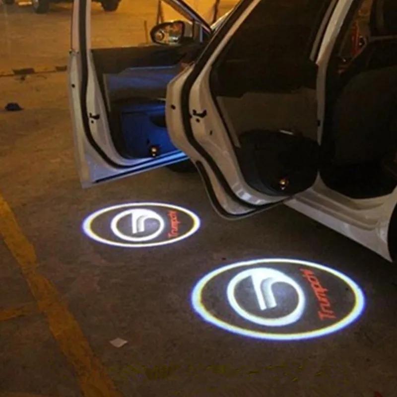 2pcs LED Car Door Light Welcome Projector Ghost Shadow Lamp For GAC Trumpchi GS4 GS3 GA6 GS7 GS8 GM8 GM6 car Led